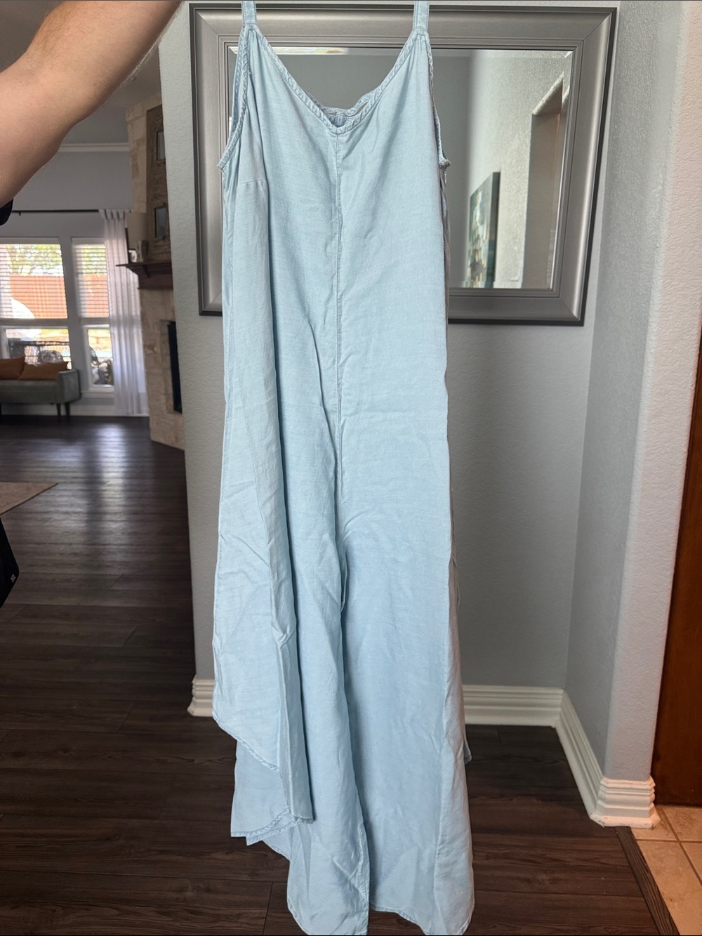 Light Blue Wide-Leg Jumpsuit - Vince Camuto